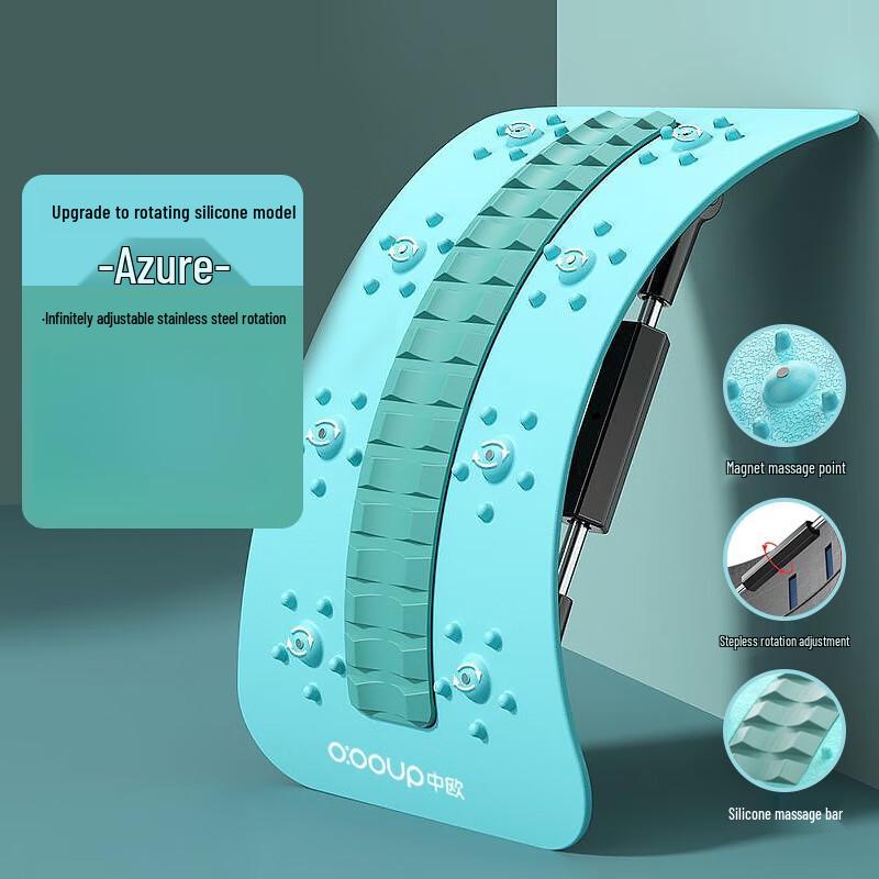 WEZHO Adjustable Lumbar Support & Neck Massager