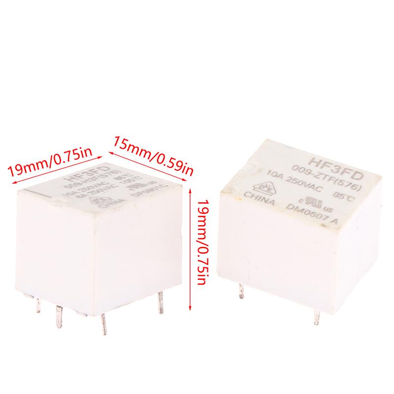 1Piece Hf3Fd-009-Ztf  Hf3Fd 009-Hstf Hf3Fd 009-H3F 4Pin Relay