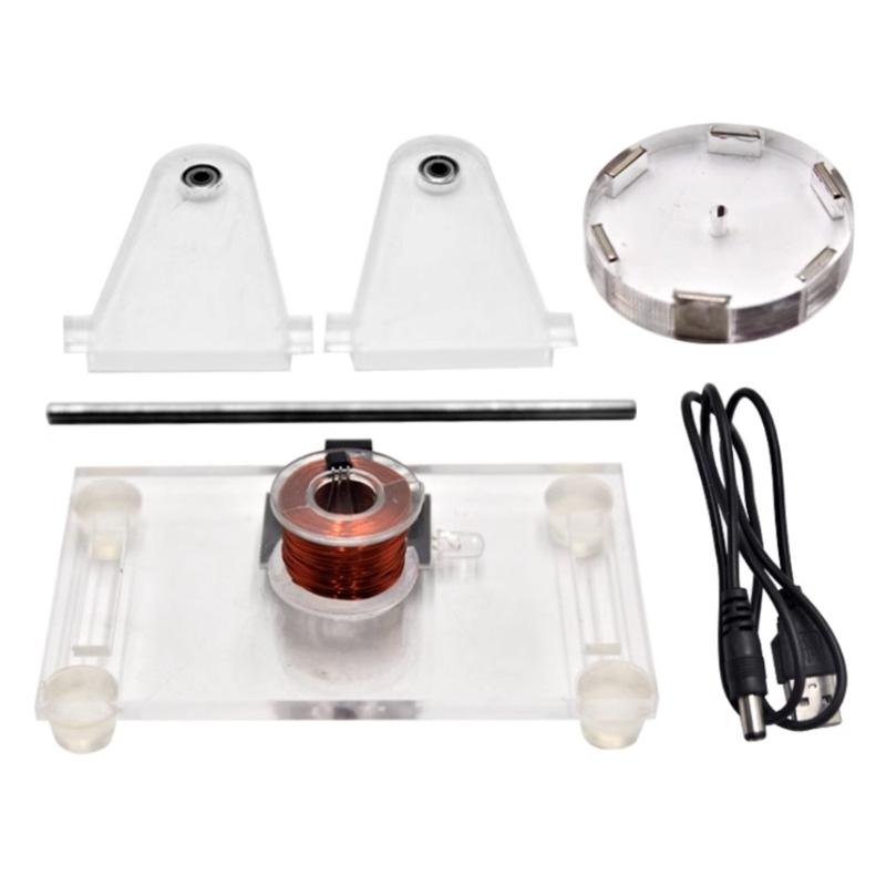 

Brushless Motor DIY SelfMade Motor Model Physics Drive Computer Accessory Featuring Acrylic 1