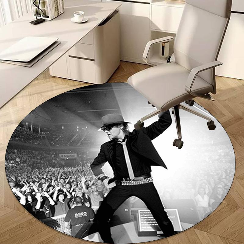 Udo Lindenberg Rond Vloerkleed - Decoratief Kantoorkleed Voor Woonkamer Slaapkamer Deurmat Vloerkleed Computerstoel Gebiedskleed