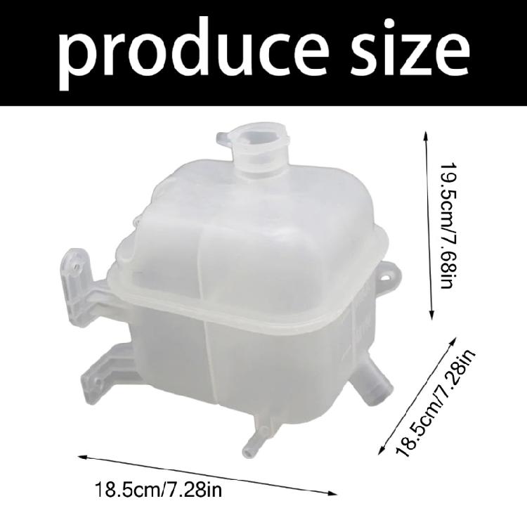 25431-2E100 25431-2E101 Car Coolant Overflow Bottle Food Grade Plastic Construction Seamlessly Leakage Prevention Design