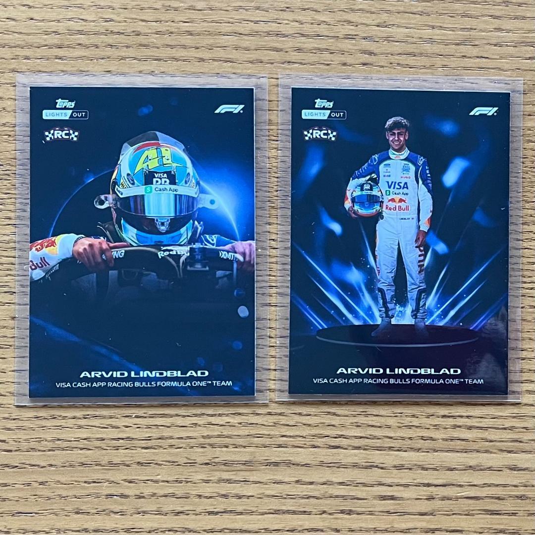 Used 2026 Topps F1 Lights Out - Lindblad 2 pieces