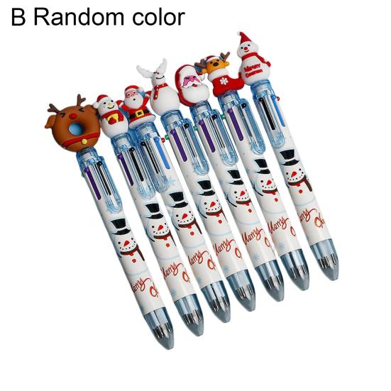 Długopis Wielofunkcyjny Prezent Artykuły piśmiennicze Kreskówka Święty Mikołaj Choinka Jeleń Kolorowy długopis dla dzieci