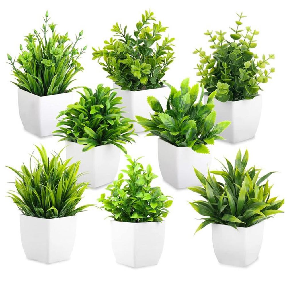 Easy Care Lavender Eucalyptus Plant Simulation Potted Plant Good Material
