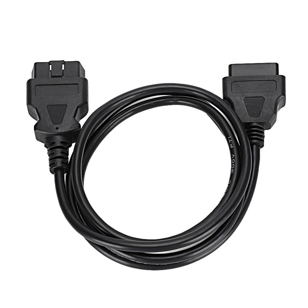 16 Pin OBD2 Extension Cable 5ft/1.5m OBD2 Scan Tool Cable Diagnostic Adapter Auto Electronic Mod