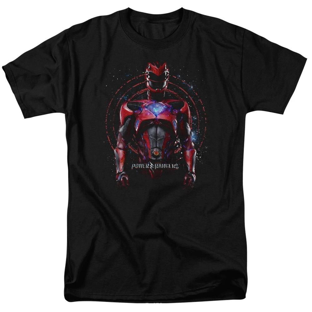 Power Rangers - Red Ranger - Unisex Short Sleeve Children s T-shirt - Black 130