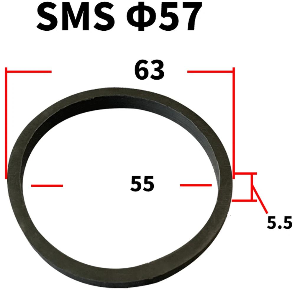 19 25 32 38 45 51 57 63 -159mm EPDM Flat Seal Gasket For Stainless SMS Union Sanitary Homebrew