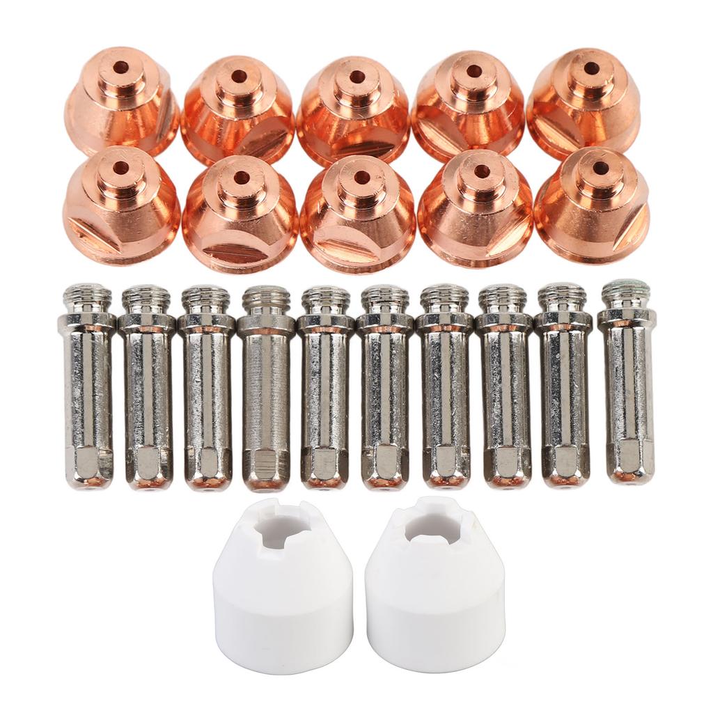 10 Set Spets Elektrodkit för PCH51 Skärbrännare Förbrukningsvaror Set med Skyddskåpor