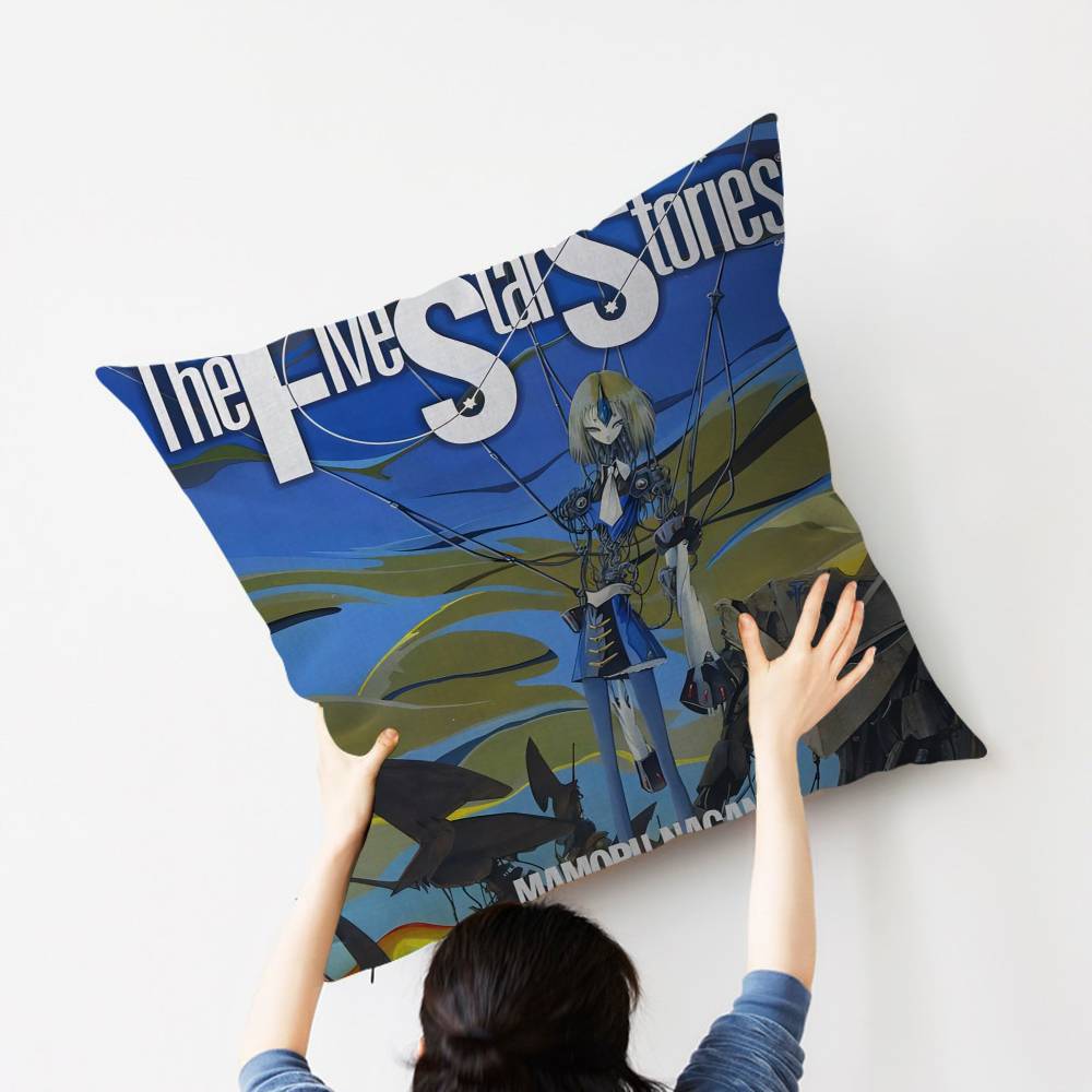 Five Star Stories Anime Cushion Cover Pillow Cover Decor Pillowcase Printed Cushion Case for Couch