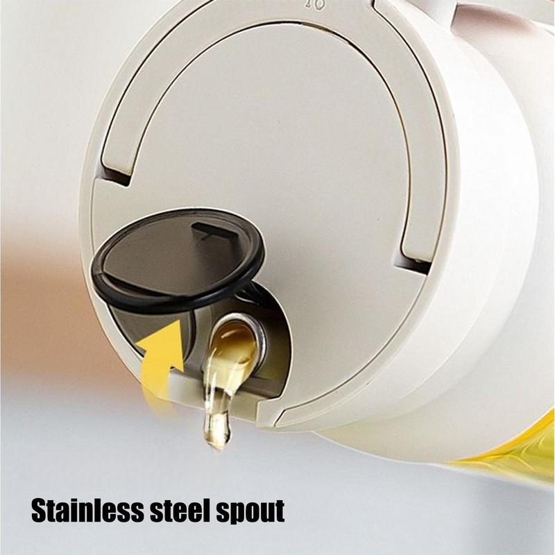 Olivenölflasche mit automatischem Verschluss Glas-Ölkanne Auslaufsicherer Essigbehälter Ölspender für Zuhause Restaurant Theke