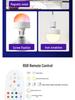 Rechargeable E27 Wireless Wall/Table Lamp with RGB & Three-Color Bulb, Remote & Touch Control