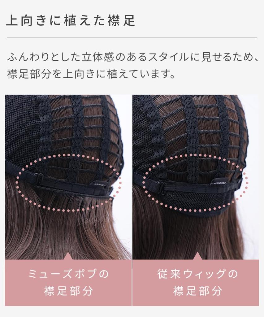 AQUADOLL Bob Wig, Full Wig, Black, Brown, Blonde, Pudding, Size M, JBK. Japanese Black, wg324JBK