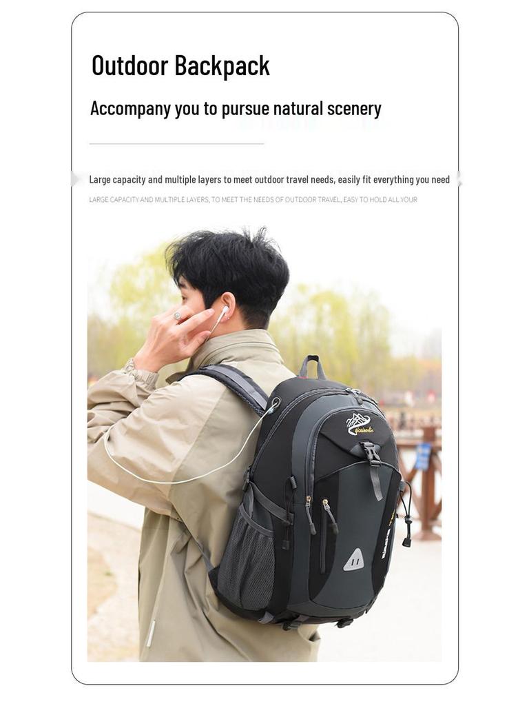 Waterproof Large Capacity Backpack for Mountaineering, Travel, and Business with Computer Storage