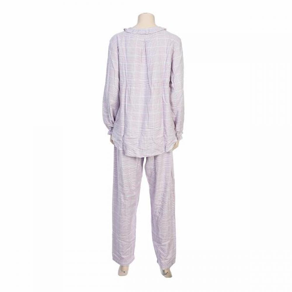 Barbara Women S Violet Check Pajama Awp4992bb