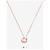 Used Precious Metal Plated Sterling Silver Heart Pendant Necklace