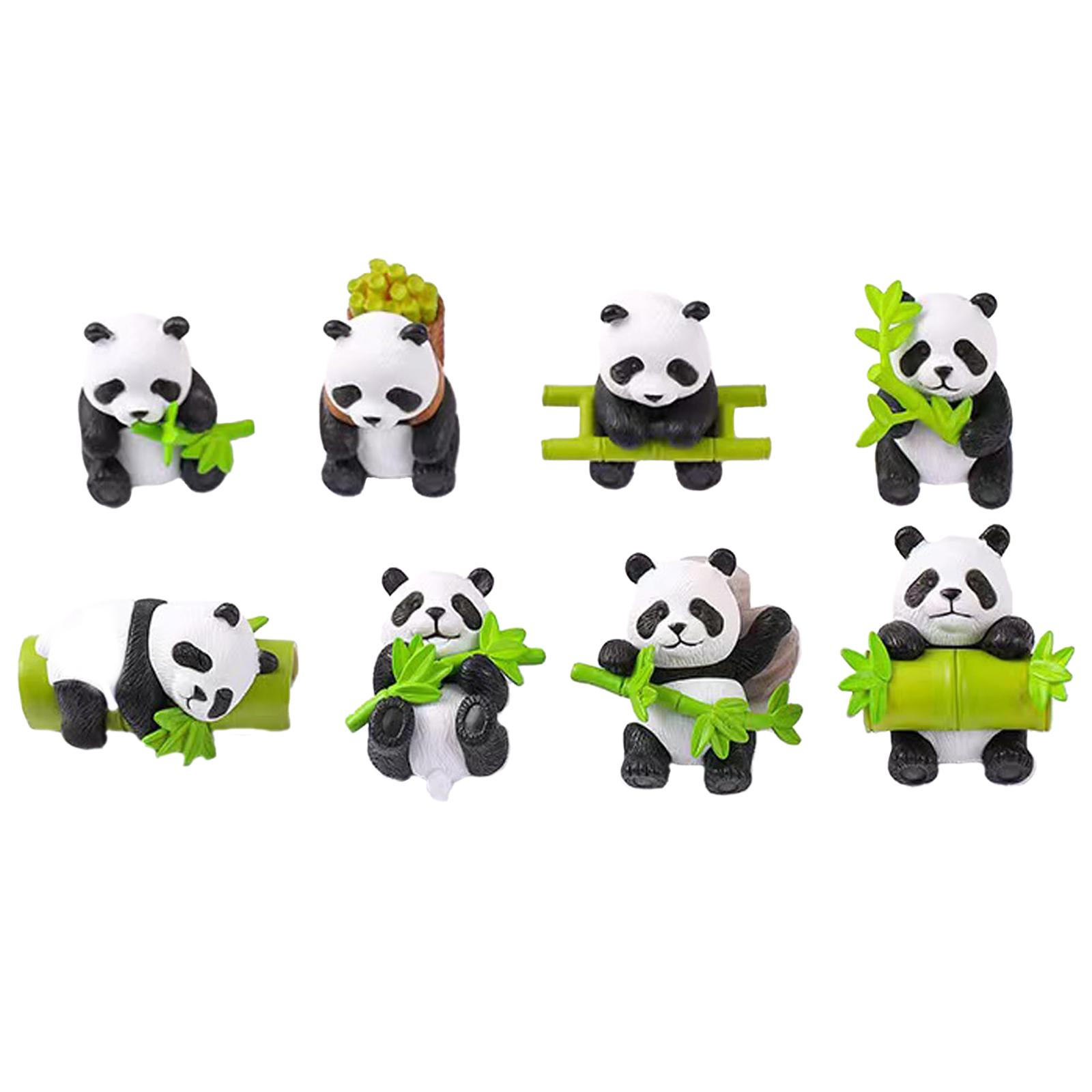 

8 Resin Bear Ornaments, Resin Bear Sculpture, Decoration, Animals, Suitable For Garden, Micro-, Moss And Cake Decoration. One Size зелёный