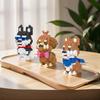 Micro Mini Bausteine Spielzeug Hundeschwarm Bietet Kindern Spaß beim Bauen Mini Niedlicher Husky Golden Retriever Weihnachtsgeschenke