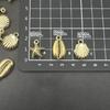 50PCS Sea Creature Themed Charm Pendants Jewelry Making Supplies Star Fish Charm Pendant for Necklace Bracelets