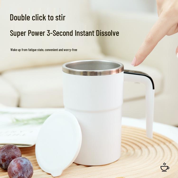 Intelligenter magnetischer Rührbecher: Tragbarer Temperaturmessender Kaffee-, Smoothie- & Protein-Shaker