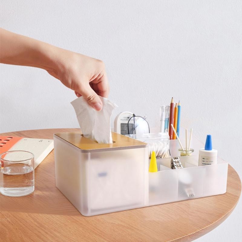 Simple Desktop Paper Towel Drawer Home Living Room Dining Room Napkin Holder Coffee Table Remote Control Storage Box