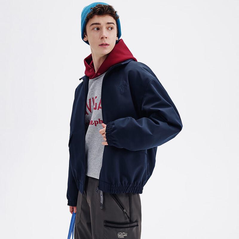 Navigare Men's Casual Stand Collar Jacket