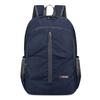 Lightweight Folding Nylon Backpack - Large Capacity Hiking Backpack with Adjustable Shoulder Straps, Multiple Pockets, and Mesh Side Pockets