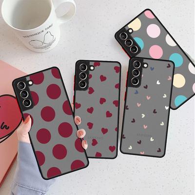 Flowers Matte Case For Samsung Galaxy S22 S20 S21 FE S10 S9 Plus S8 Capa Note 20 Ultra 10 Lite Phone Fundas