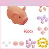 20 Stück Entzückende quetschbare rosa Schweine Stressabbau-Spielzeuge Perfekt für Geburtstagsgeschenke