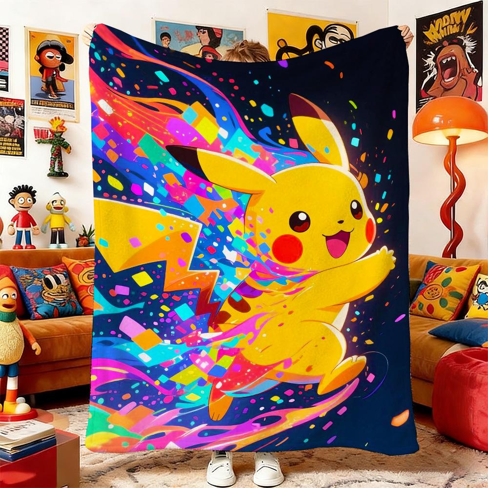 

P-Poke-mons Sofa Blankets for Bed Home and Decoration Blanket Bedspread the Anime Bedspreads Picnic Throw & Throws Double Baby 75cmx90cm
