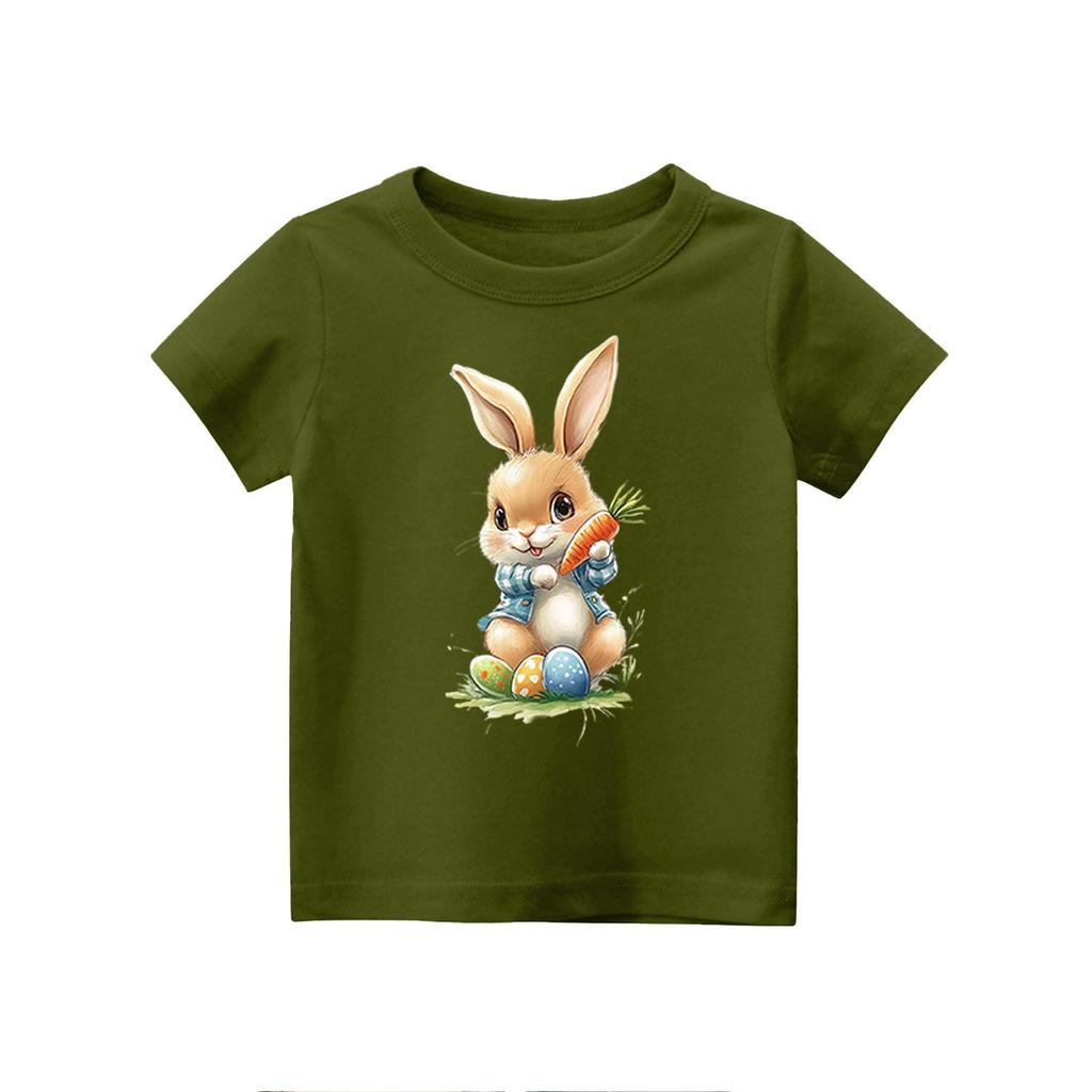 Kleinkind Mädchen Jungen T-Shirts Kinder Top Jungen und Mädchen Bedrucktes Kurzarm T-Shirt