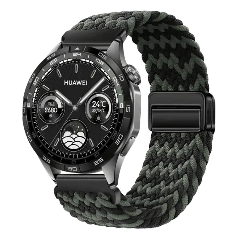 Nylon Band for Huawei Watch 5/GT5 Pro/GT5/4/3 46mm Sport Wristband for Amazfit Balance 2 1/Bip 6 5/GTR 47mm/GTS 4/Active 2 Strap