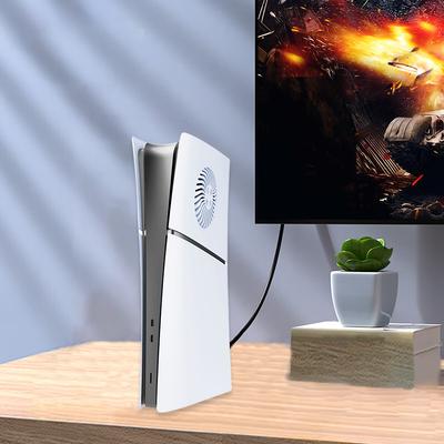 For PS5 Slim Console Premium ABS Replacement Shell with Cooling Vents Protective Cover Anti-Scratch Hard Faceplate