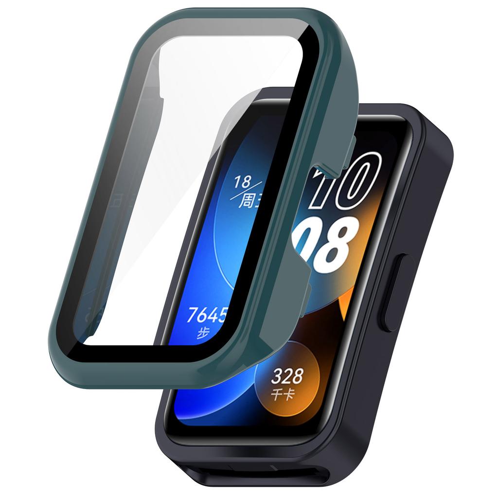Full Protective Case For Huawei Band 9 Screen Protector Cover PC Shell +tempered glass Film for Huawei band 8 Accessories 2in1