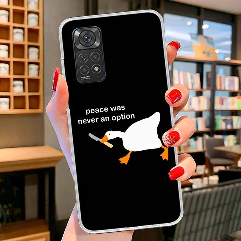 Cartoon Cute Goose Game Cover Phone Case For Xiaomi Redmi Note 15 14 13 12 11 10 Pro Plus 14S 12S 11S 11T 11E 10S Soft Fundas Sh