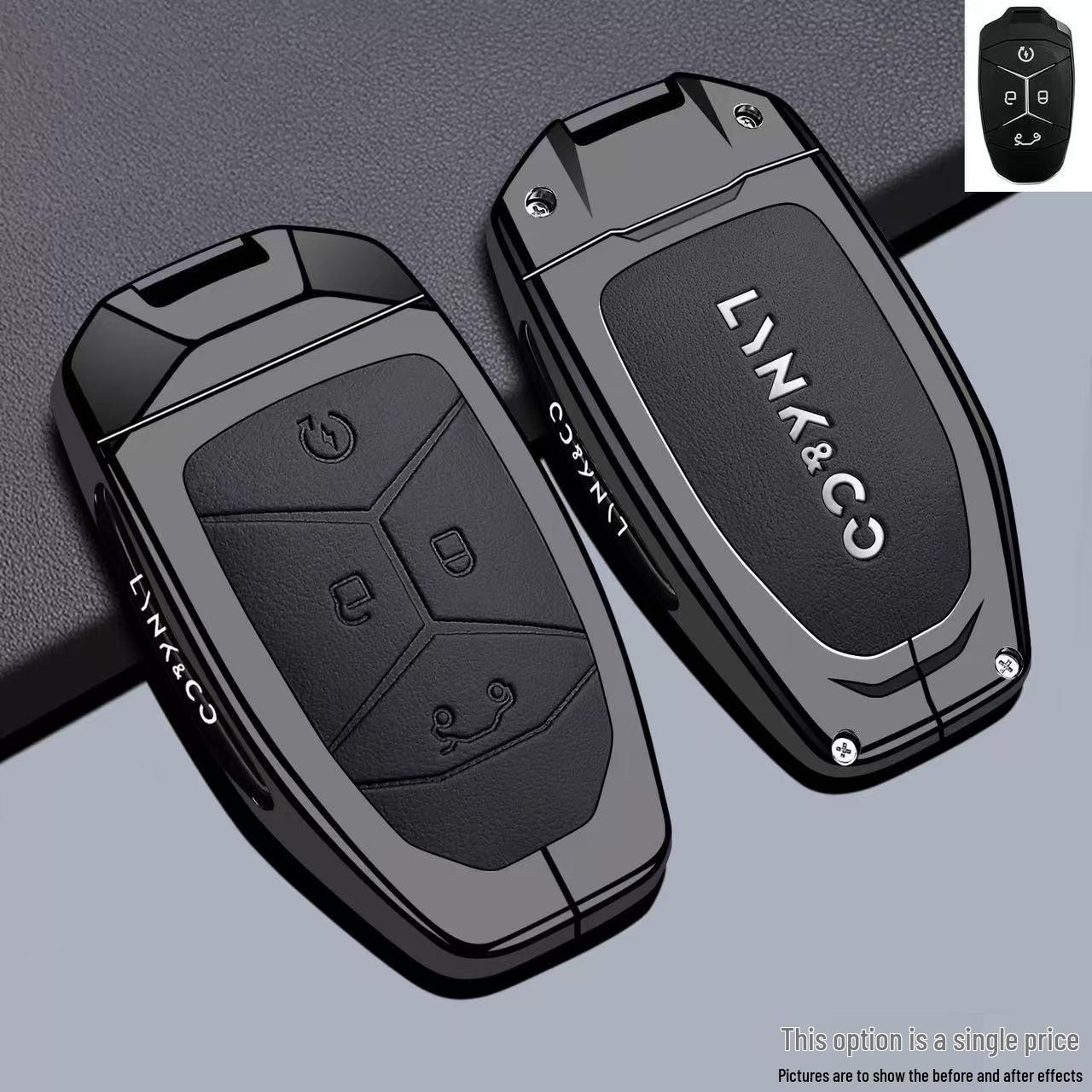 

Lynk & Co 900 Key Case for Models 01/02/03/05/06/07/08/09/Z10/Z20 with Buckle