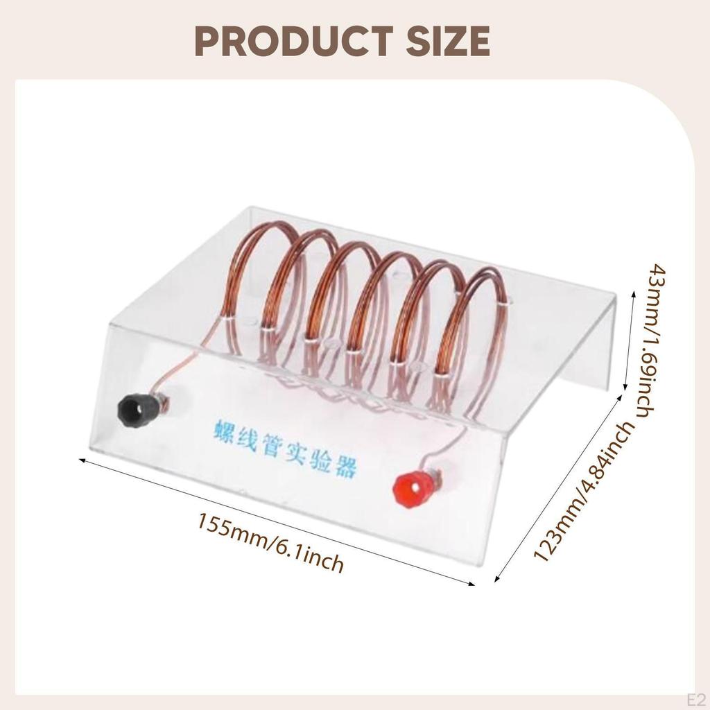 Solenoid Eksperimentell Enhet Vitenskapsmodell Interaktiv Lær Analytiske Ferdigheter Forbedre Praktisk