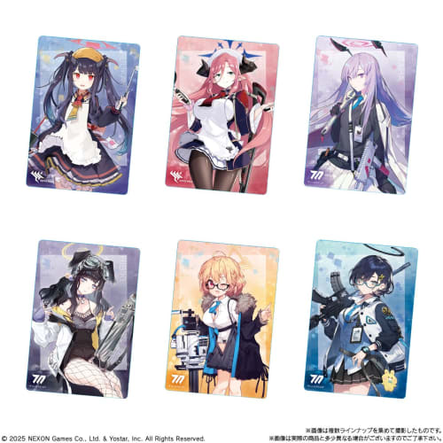 BANDAI Blue Archive Wafers 4, 20 Pieces, Box, Candy Toy