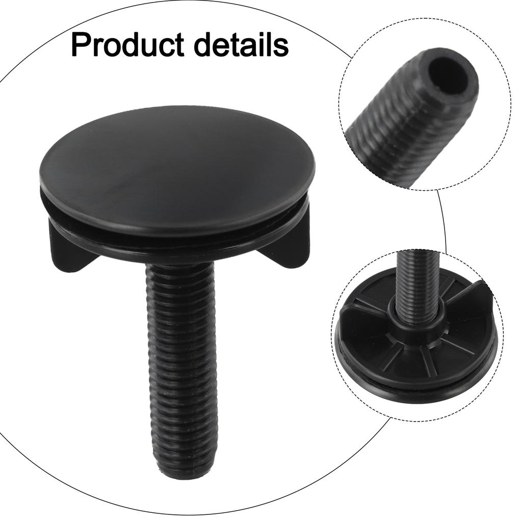 Tap Hole Cover Black Tap Hole Cover For Kitchen Organization Elegant Black Finish Hassle-Free Setup For Standard Sink Holes