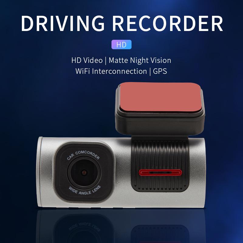 

PDTO Dual Lens Dash Cam Driving Recorder GPS WiFi Car DVR Camera with Night Vision