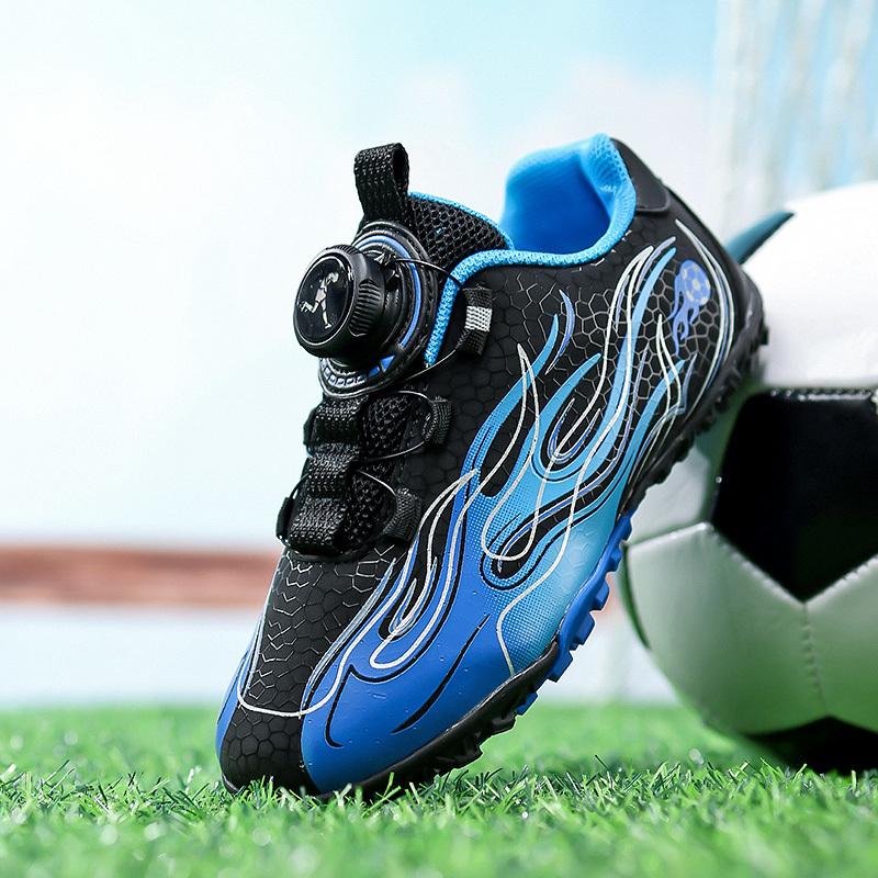 Barn Fotballstøvler Torv Barn Klosser Gresstrening Fotballsko Gutter Jenter Profesjonelle innendørs fotballsko Sklisikker utendørs Futsal Fotballsko