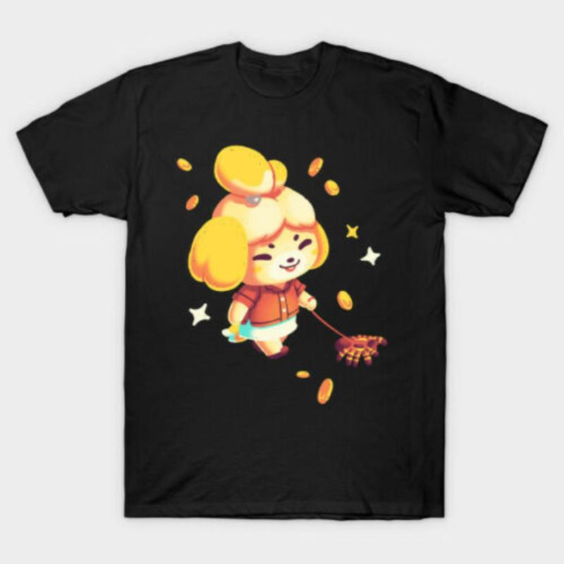 Creative Design Tarantula Island Isabelle Cartoon T Shirt Short Sleeve 100 Cotton Casual Tshirts Loose Top Size S3XL