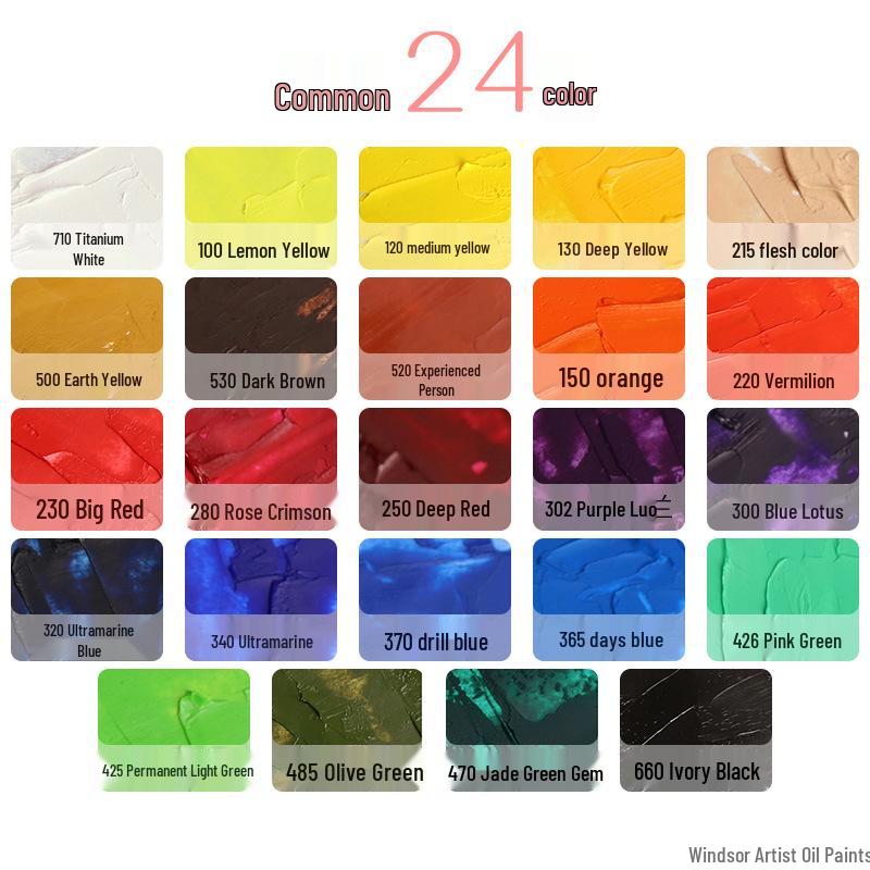 Sanatçılar, Öğrenciler, Yeni Başlayanlar ve Dış Mekan Çizimleri İçin Winsor & Newton Yağlı Boya Seti