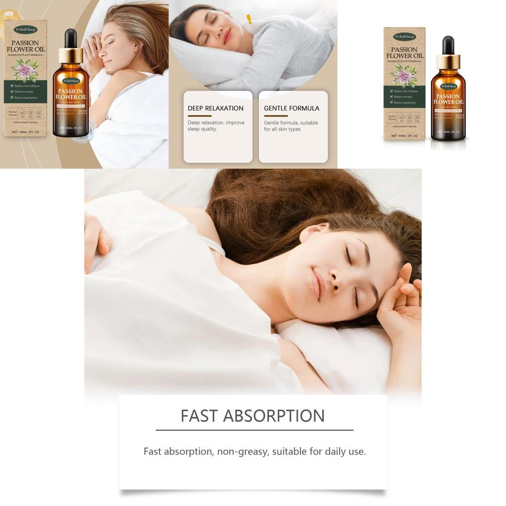 Passionflower Plant Woodsleep Sleep Essential Oil For Soothing Sleep And Skin Vitality