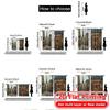 2Pcs, 2D Flat Printing Curtains (Without Rod) Parisian Street Festive Fashion Curtains Versatile Polyester Fabric Curtains All