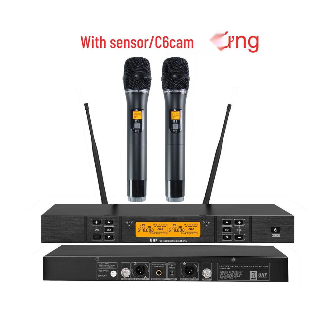KTV U-Band High-End Wireless Lavalier Headset & Conference Microphone Set