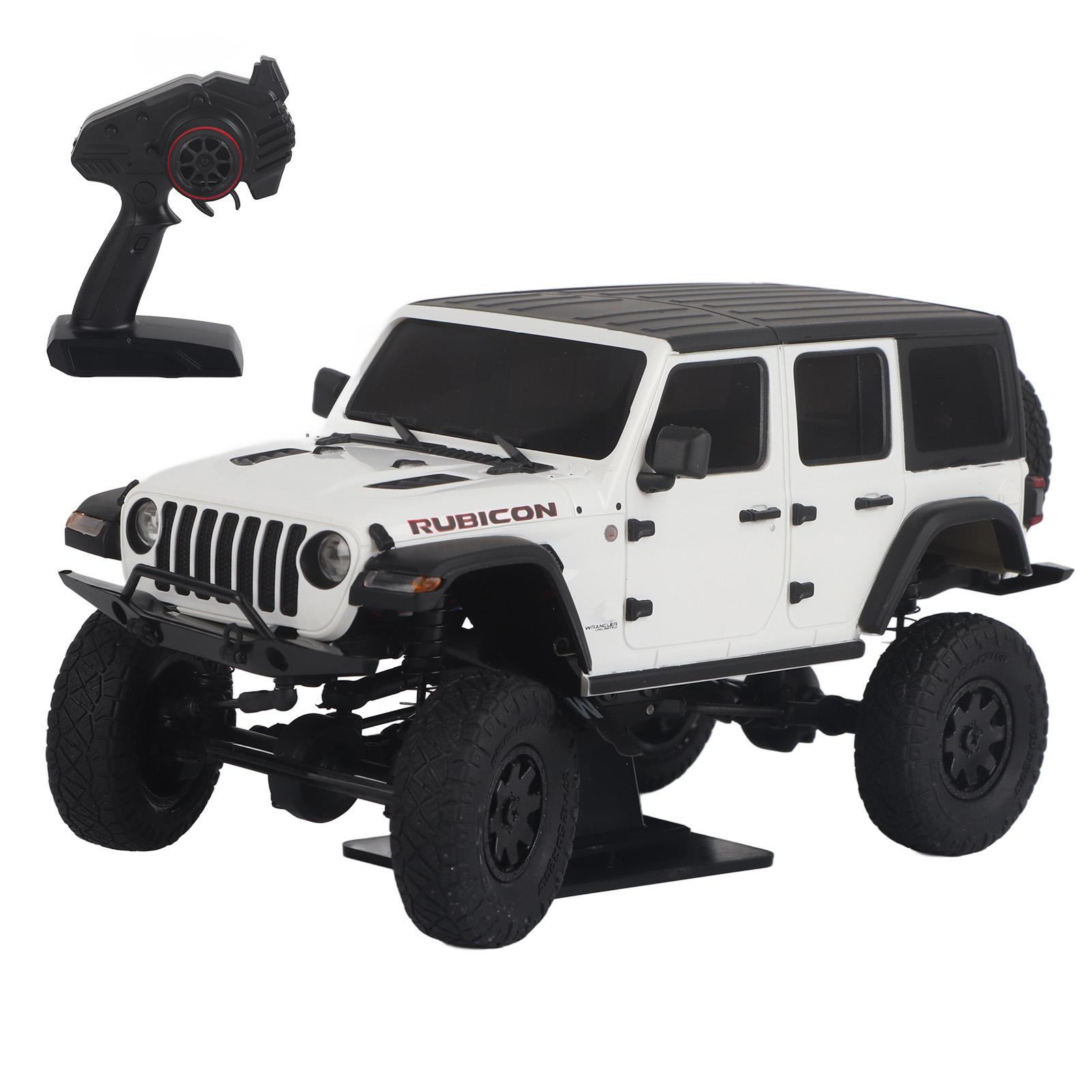 

2.4GHz 1 24 4WD RC Crawler Climbing Car Off Road Truck Electric Toy Vehicle with Remote Control for Boys Kids White білий