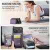 For iPhone 17 Pro Max Case JEEHOOD J05 Leather Mobile Cover with Detachable Magnetic Card Bag