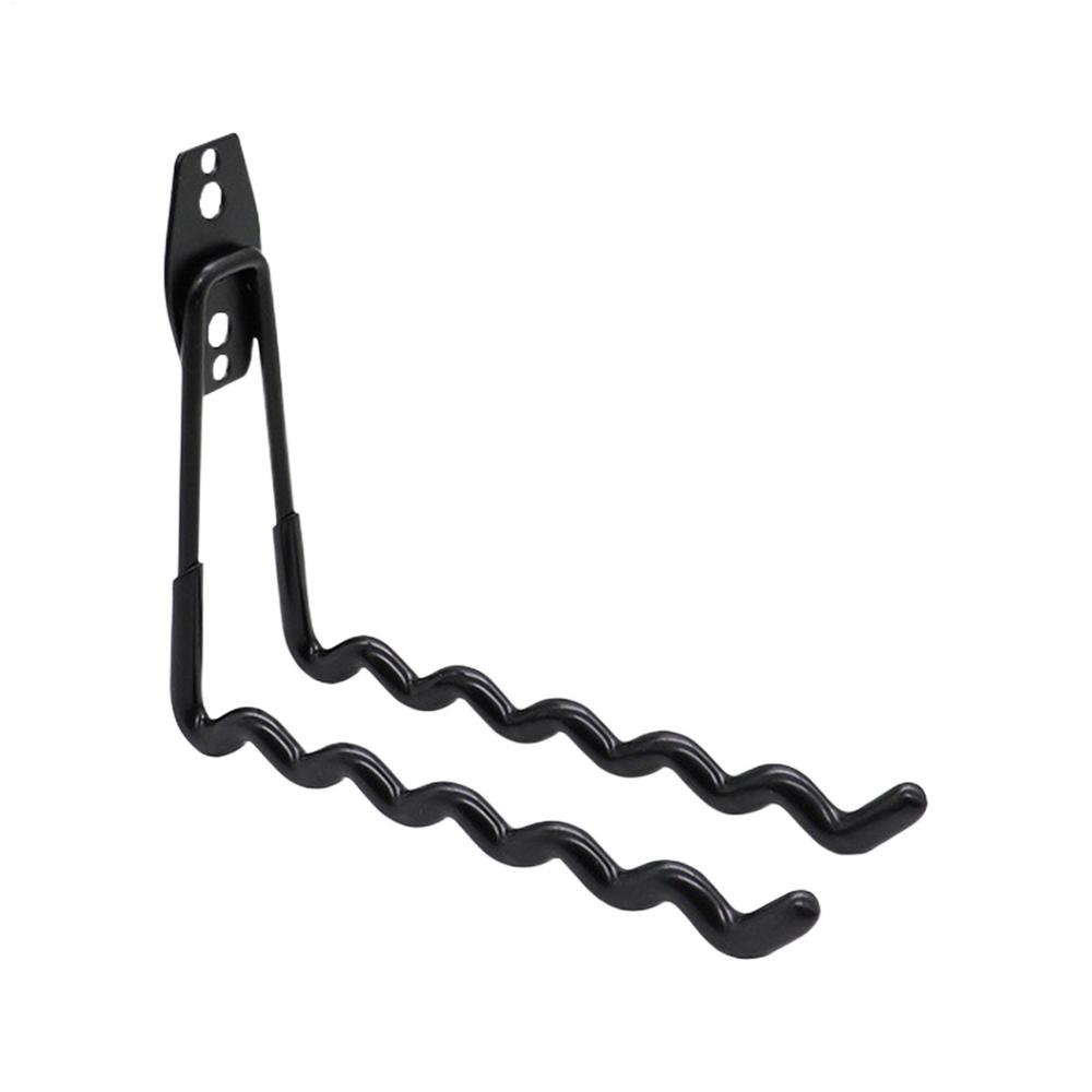 

19.5x16x6.8см Настінний Тримач для Ракеток 6 Раклеток Дисплей-Стійка Тримач для Тенісних Раклеток Тримач для Бадмінтонних Раклеток Сталеві Гачки чорний