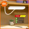 Clip-On Desk Lamp with Eye Care, USB Rechargeable & Plug-in Dimmable LED Light, Adjustable Study Lamp for College Dorm, Bedroom