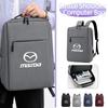 2025 Hot Business Shoulder Work Bag USB Chargring Travel Computer Backpack For Mazda CX5 6 3 CX7 323 Axela Atenza Demio CX30 CX3